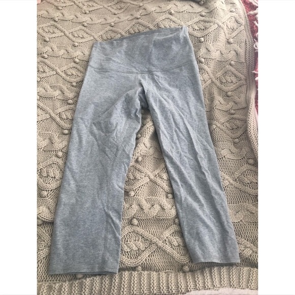 Lululemon gray soft Capri leggings - Picture 1 of 2
